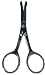 SIMCO Long Facial Shears for Nose, Ears, Eyebrows & Beards