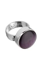 Alexandra Plata Anillo Amatista (Plata)