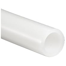 White High Density Polyethylene (HDPE) Tubing