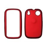 Red Rubberized Snap-On Cover Hard Case Cell Phone Protector for Palm Pre -  ....