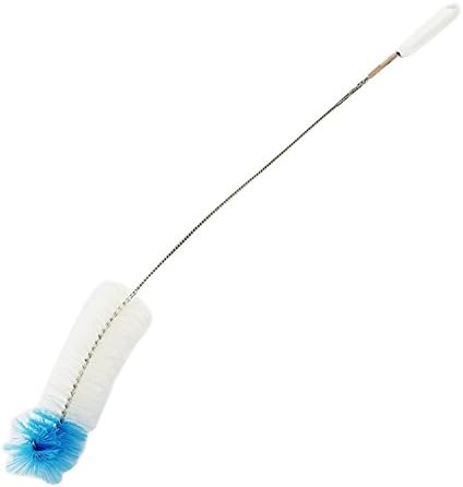 CangWU Free Curved Stainless Steel Tube Cleaning Brush Crevice / Barrel Skillet Pipeline Dredge 27.5 Inch