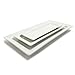 Sur La Table Blanc Rectangular Platters 59909-SET, Set of 3