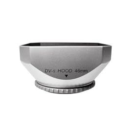 Mennon DV-s 46 Screw Mount 46mm Digital Video Camcorder Lens Hood with Cap, Silver by Mennon