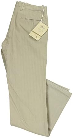 Siviglia Mens Khaki Pants Size 40 Regular Beige Cotton