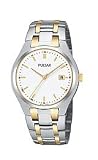 Pulsar Mens Dress Two Tone Stainless Steel Watch PXDA95