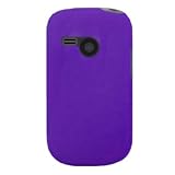 Silicone Gel Skin Sleeve PURPLE Rubber Soft Cover Case for LG UN200 / SABER ....