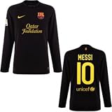 Maillot de foot FC Barcelone Extérieur 2012 Messi manches longues