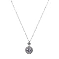Sterling Silver Cubic Zirconia Drop Pendant