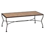Ballard Designs - Freeport Living Coffee Table - Bronze - Outdoor Furniture