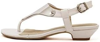 Bohemian women's shoe pinches toe triangles sequin belt colour matching Velcro low chunky heels women's sandals , white , 37