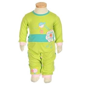 Bebini Flamingo Rugby Stripe Romper
