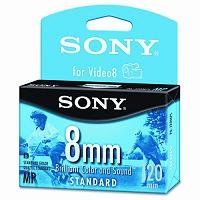 SONY CORPORATION SONP6120MPL1B Standard Grade 8mm Camcorder Videotape Cassette, 120 Minutes Sold as... by SONY