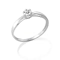 Miore MP042 Diamantring 18 Karat (750) Wei�gold mit 7 Brillanten ca.0,07Ct