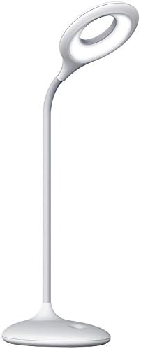 CL LED Dimmable Touch Desk Lamp with Adjustable Gooseneck Rechargable Table light for Study Reading