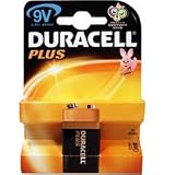 Electronics : Duracell MN1604UK Duracell Plus Alkaline Battery 9V Size