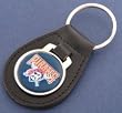 Pittsburgh Pirates Leather Keychain