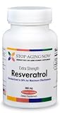 RESVERATROL CAPSULES 300 mg. Standardized, High Potency | 60 Veggie Caps. Made in USA