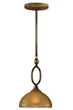 Circo Mini Pendant 53"hx9"d Antique Gold