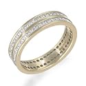 Eighteen Carat Gold Diamond Two Row Ring