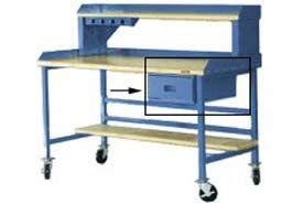 15W X 20D X 6H Bench Drawer - Blue