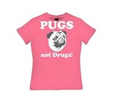 Pugs not Drugs - Womens Fit T-Shirt