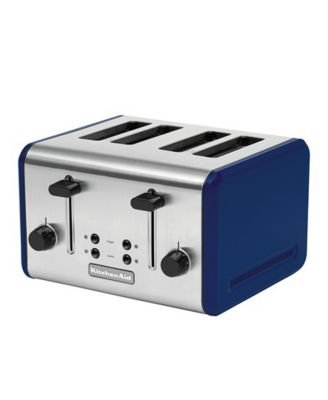 Childrens Toyshop  Kitchen & Housewares : KitchenAid KMTT400SS 4-Slice Metal Toaster, Brushed Stainless Steel