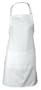 Chef Works F8 Butcher Apron, 34-Inch Length by 24-Inch Width, White