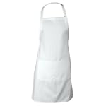 Chef Works F8 Butcher Apron, 34-Inch Length by 24-Inch Width, White