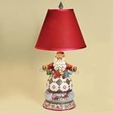 Jim Shore Heartwood Creek Santa with Ornaments with Shade