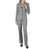 Jones New York Plaid Woven Pantsuit
