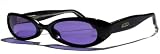 Porn Star Optics STILETTO Black Sunglasses with Purple Polycarbonate Lenses