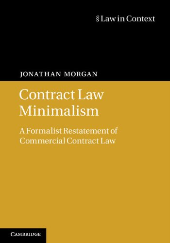 Contract Law Minimalism (Law in Context)