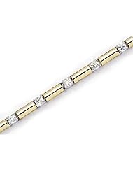 14K Yellow Gold Diamond Bracelet