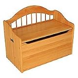 Limited Edition Wooden Toy Chest on Casters Select Color: Honey - 14141