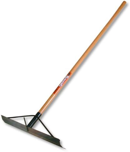 Hisco HICPH-W Concrete Placer with Hook, 60" Wood Handle and No Grip, 16 Gauge, 20" x 4-1/4" Blade