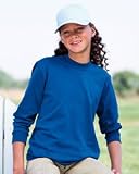 5.6 oz 50/50 Youth Long-Sleeve T-shirt by Jerzees (Style# 29BL)