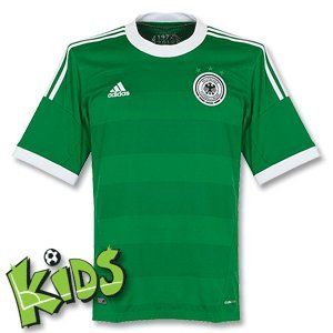 Adidas Kinder Trikot Away EM 2012, grün/weiß, 128, X21824