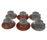 BODUM - K1700-03ORAPAT Set of 6 Espresso Cups - orange  from BODUM