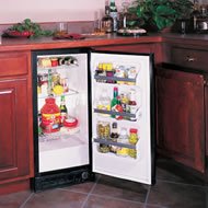 Marvel 15 Inch Undercounter Refrigerator - Black