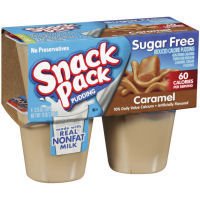 Snack Pack Sugar Free Caramel Pudding 4 pk