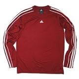 Adidas Men Basic ClimaLite Long Sleeve Top - Cardinal 107190