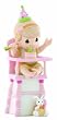 Precious Moments "Hip, Hip, Hooray, You're One Year Old Today" Girl Figurine