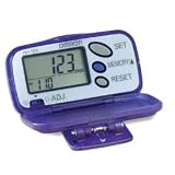 HJ-105 Digital Pedometer - Color: Translucent Purple