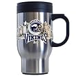 Minnesota Vikings Stainless Steel 18 oz Beverage Travel Mug - NFL Football Fan Shop Sports Team Merchandise