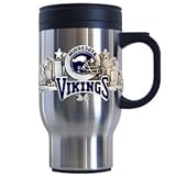 Minnesota Vikings Stainless Steel 18 oz Beverage Travel Mug - NFL Football Fan Shop Sports Team Merchandise