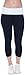 Popular Basics Fold Down Waist Yoga Capri Pants