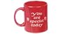 Waechtersbach Mug, You are Special Today,  Cherry Red