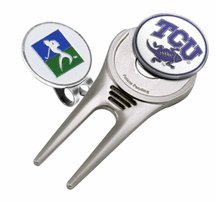Texas Christian Horned Frogs Divot Tool Hat Clip With Golf Ball Marker Of 2)