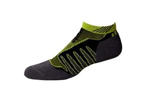 K-Swiss Max iMPACT Blade Max Socks - black/bright green, large