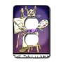 Londons Times Funny Animals Cartoons - Salvador Dali Lama - Light Switch Covers - 2 plug outlet cover